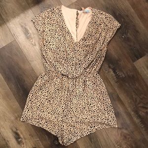 Cheetah/Spotted Romper